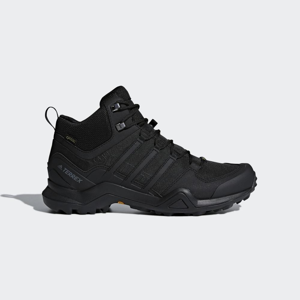 Adidas Terrex Swift R2 Mid GORE-TEX Hrvatska - Muške Cipele Za Planinarenje - Crne (QTBXOE610)